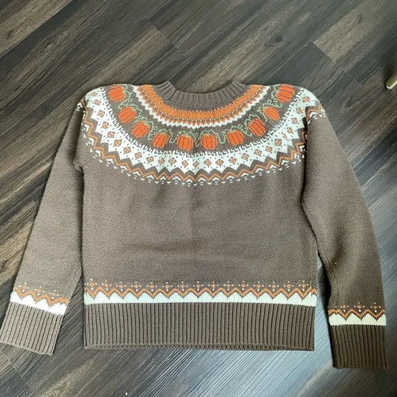 Kiel James Patrick Fall Pumpkin Halloween Sweater XS TikTok - Picture 4 of 4